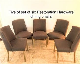 RH 5 of 6 Chairs