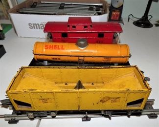 Vintage American Flyer train cars