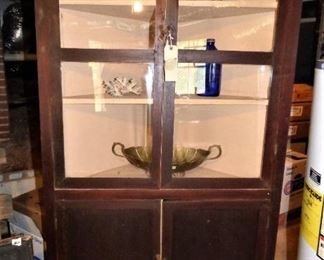 Vintage Corner Cabinet