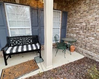 Porch bench/ Bistro set