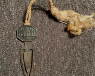 Vintage Jeffersons Home Monticello Book Mark