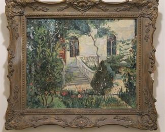 Oil by Liza Krizanic (1905 - 1982) Estimate $1200 Bid $300