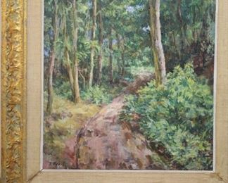 Oil by Jefta Peric (1895 - 1967) Estimate $1500 Bid $300