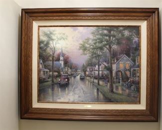 Thomas Kinkade Estimate $1000  Bid $50
