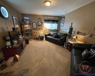Huge Collection of Raiders Football Team Memorabilia 