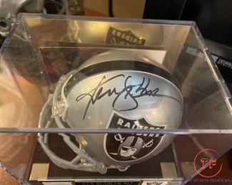 KEN STABLER  “The Snake” Super Bowl XI MVP Autographed Raiders Mini Football Helmet with COA