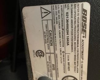 BOSE Acoustimass 15 Speaker System