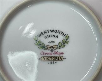 Wentworth China "Victoria" Pattern