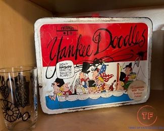 Vintage Yankee Doodles Thermos Lunch Box