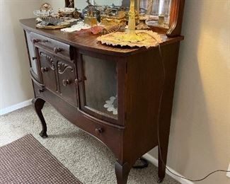 Antique Tiger Oak Sideboard