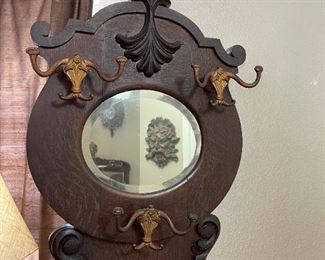 Antique Hall Tree Chair