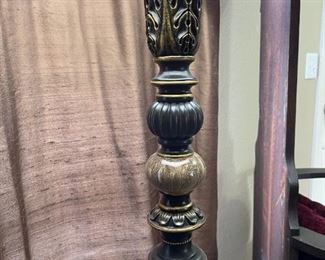 Contemporary Metal and Marble Floor Lamp