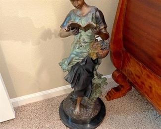 Bronze Statue - Flower Girl