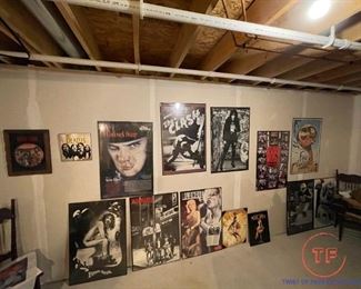 Vintage Movie and Music Posters