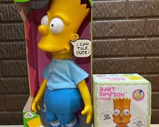 1980's Collection of SIMPSON'S Toys