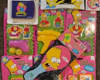1980's Collection of SIMPSON'S Toys