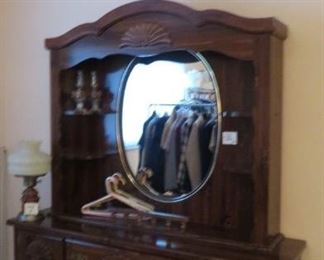 Pine Dresser with Mirror