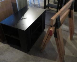 Pair of Horses, Black Cabinet