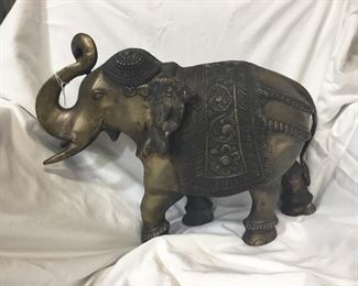 Brass elephant.