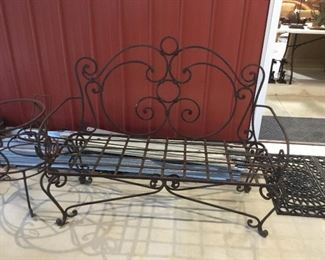 Wrought iron.