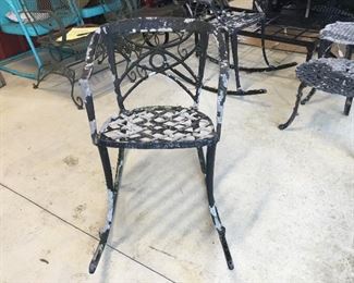 Aluminum rockers. Pair of them.