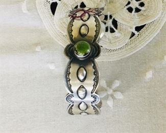 Sterling RL silver with stone.
