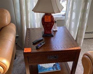 RESTORATION HARDWARE END TABLE