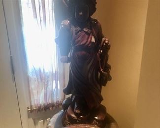 Wood Asian statue