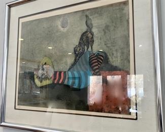Hand signed Graciela Rodo Boulanger Litho