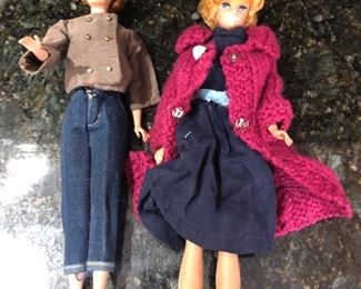 Vintage Barbie dolls