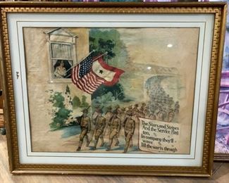 Vintage americana framed print