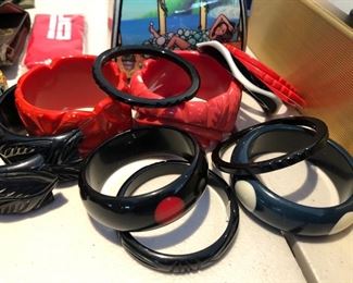 Vintage Bakelite bracelets