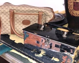 Gucci & vintage box purse