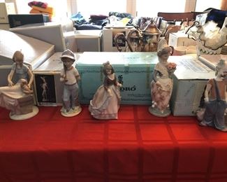 Lladro with boxes