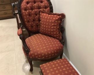 Chair & ottoman
