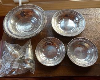 sterling silver bowls