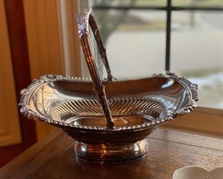 silverplate basket