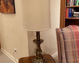 brass lamp