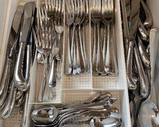 stainless flatware