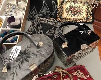 Vintage handbags - lucite, beaded, etc