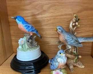 Porcelain bird collections