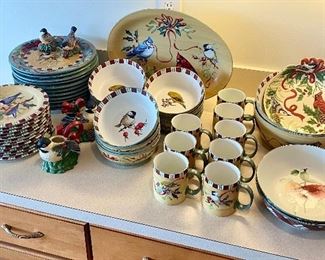 Beautiful Pieces Lenox Winter Greetings Christmas dishes