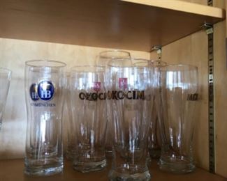 Okocim beer glasses $10 each. 