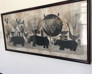 Batik beautiful artwork from Africa $145