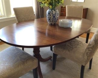 Teak midcentury table 2leaves $750