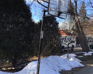 PORTER free standing basketball portable backboard/net.  $185.   