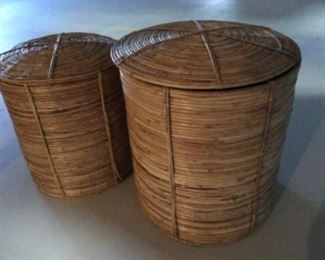 2 large bamboo containers set for $50