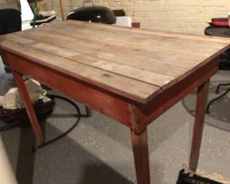 Antique potting bench $100