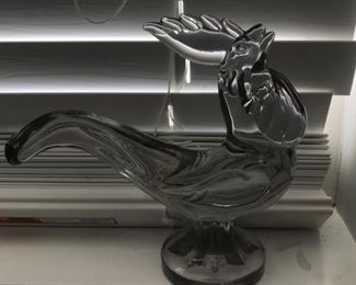 Glass rooster 