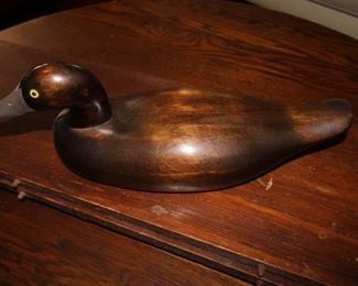 $40. Wooden decoy. Unsigned.